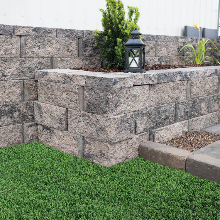 Menards Retaining Wall Block Calculator Wall Design Ideas