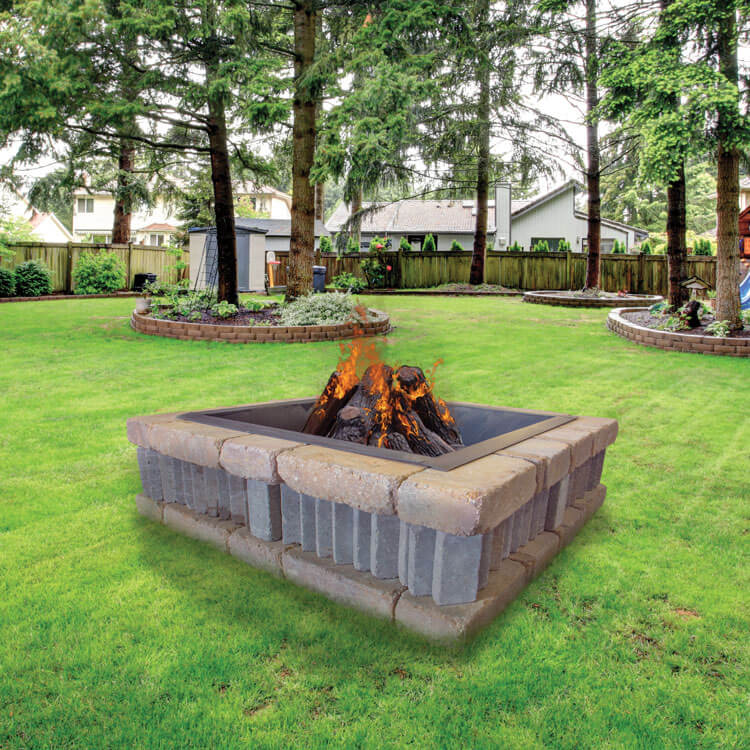 MM Concrete | Castle Rock Fire Pit