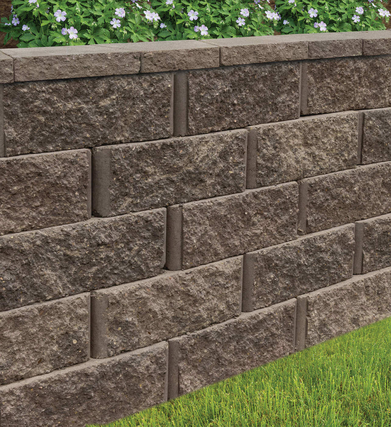 classic 8 beveled retaining wall blocks near me