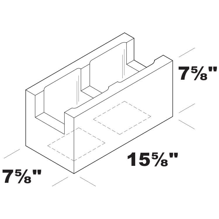 lintel block sizes